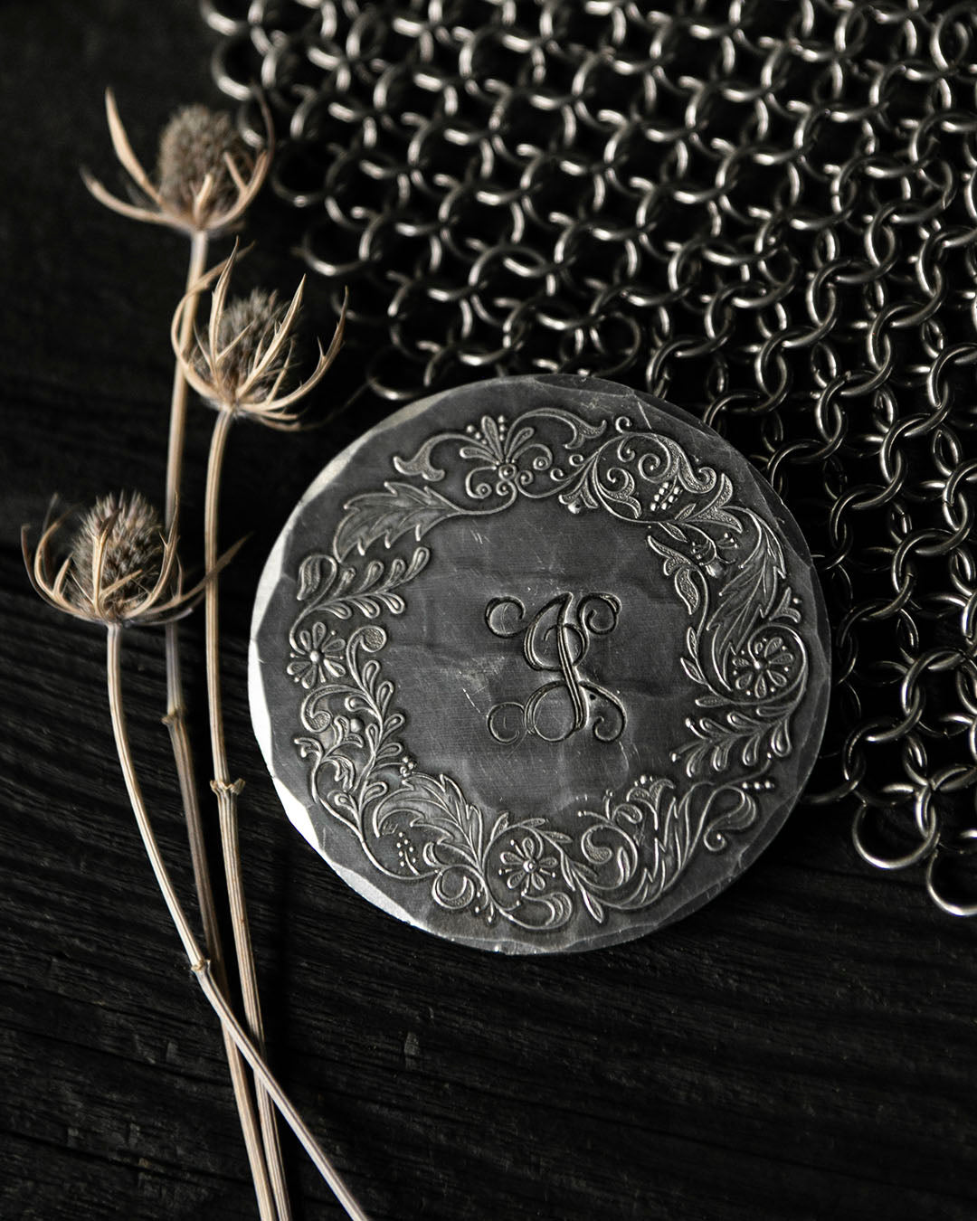Ornate Vintage Hand Mirror