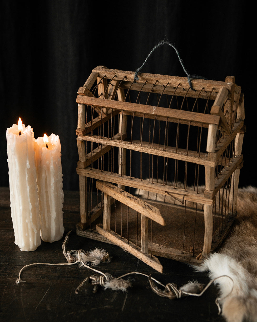Handmade Vintage Birdcage