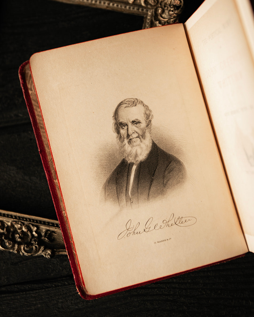 Antique Whittier's Poetical Works