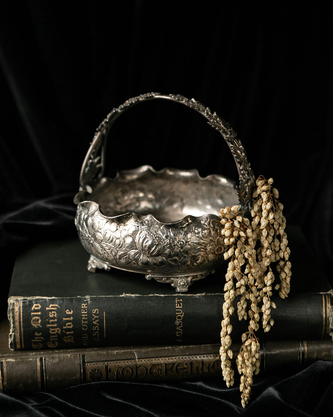 Antique Silver Basket
