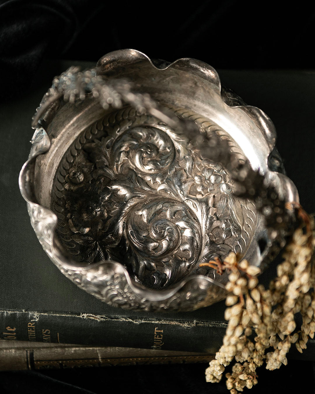 Antique Silver Basket