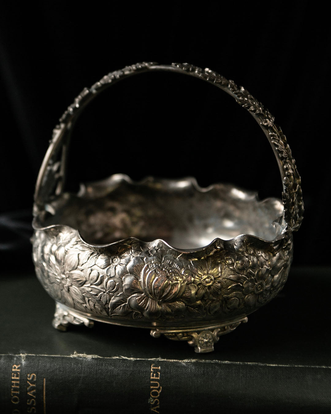 Antique Silver Basket