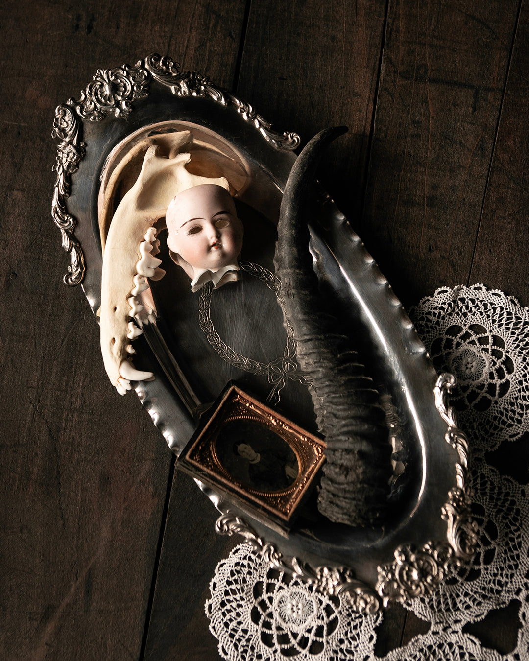 Ornate Silver Dish