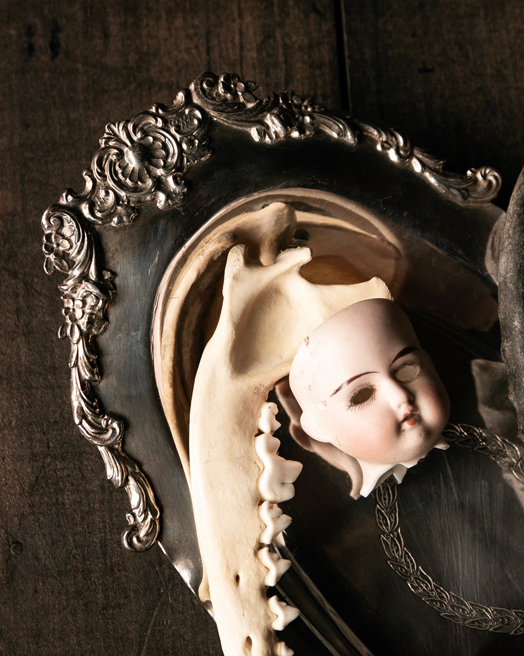 Ornate Silver Dish