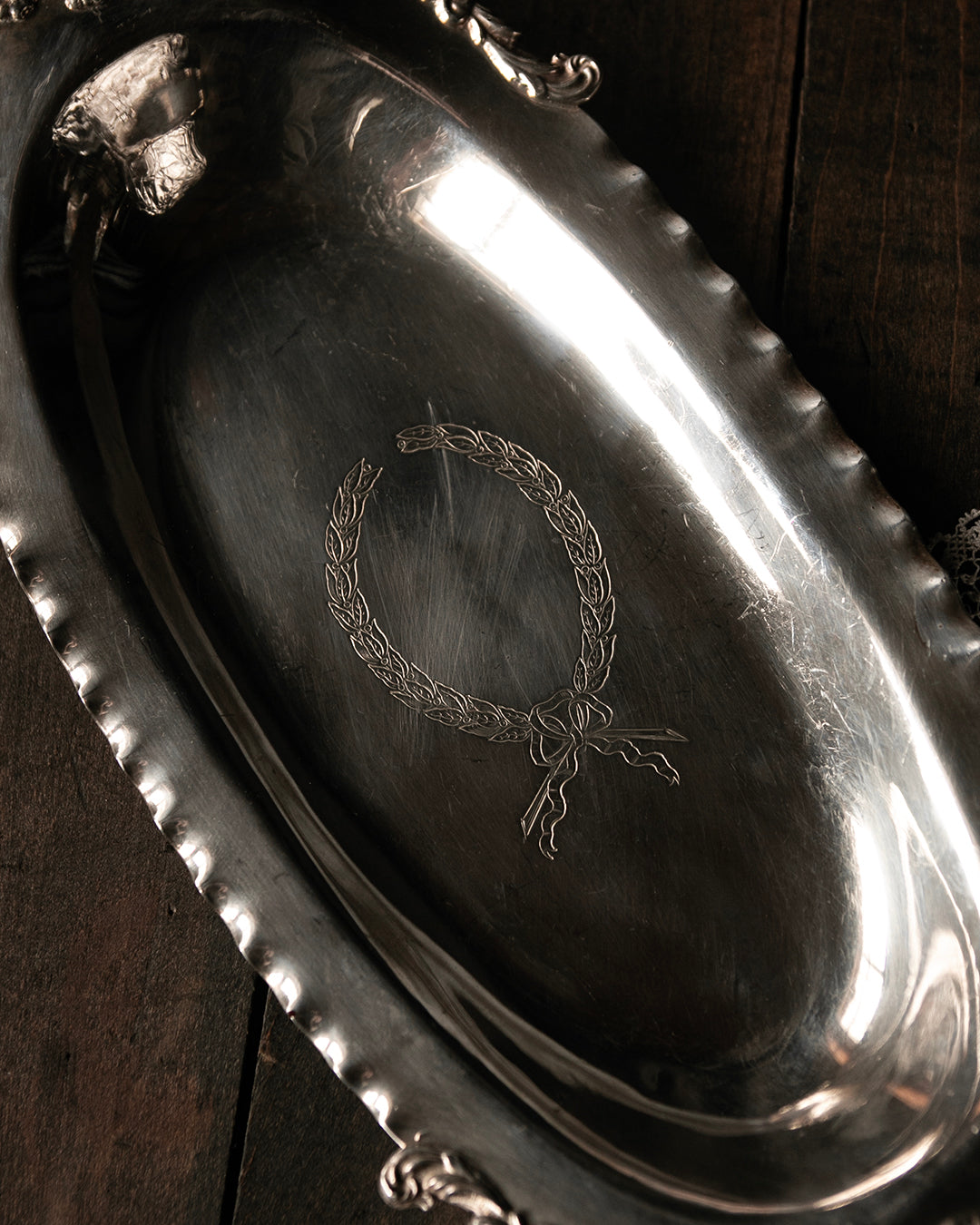 Ornate Silver Dish