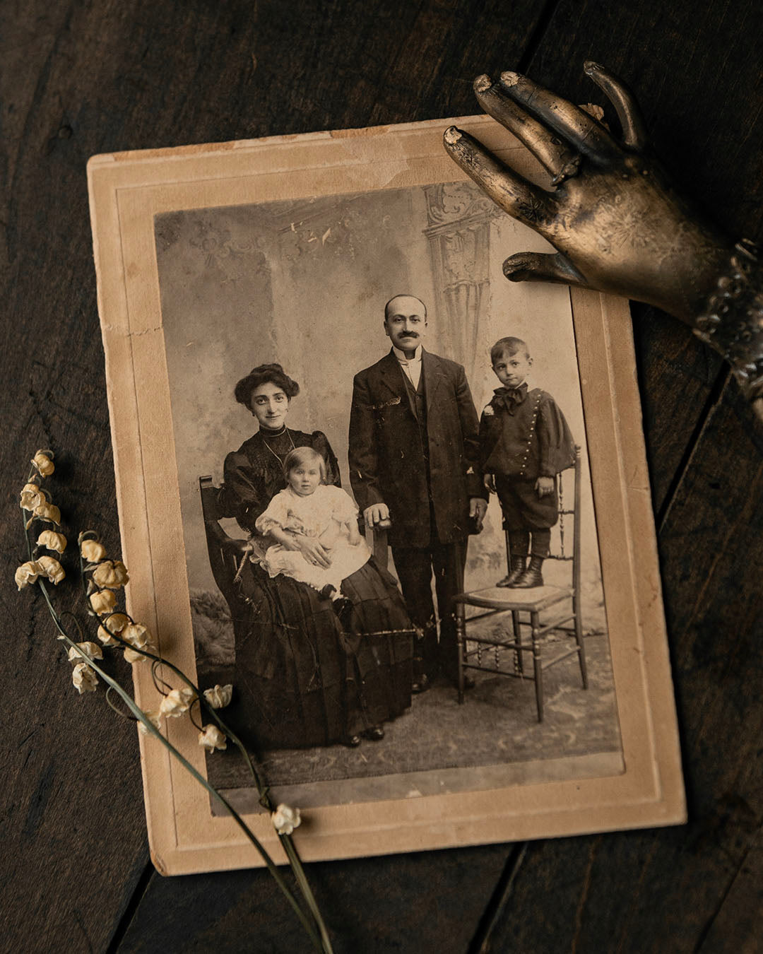Large Antique Cabinet Card