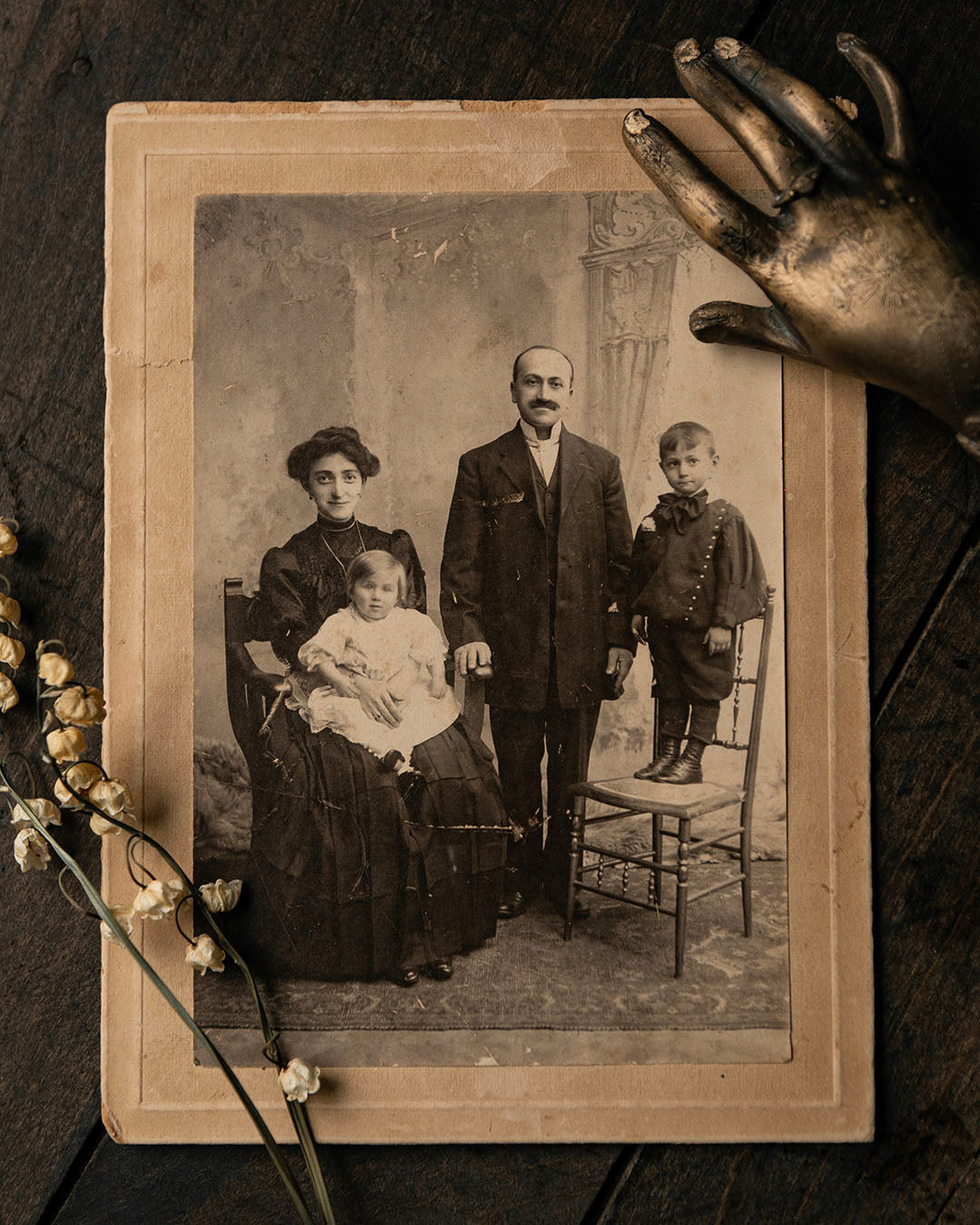 Large Antique Cabinet Card