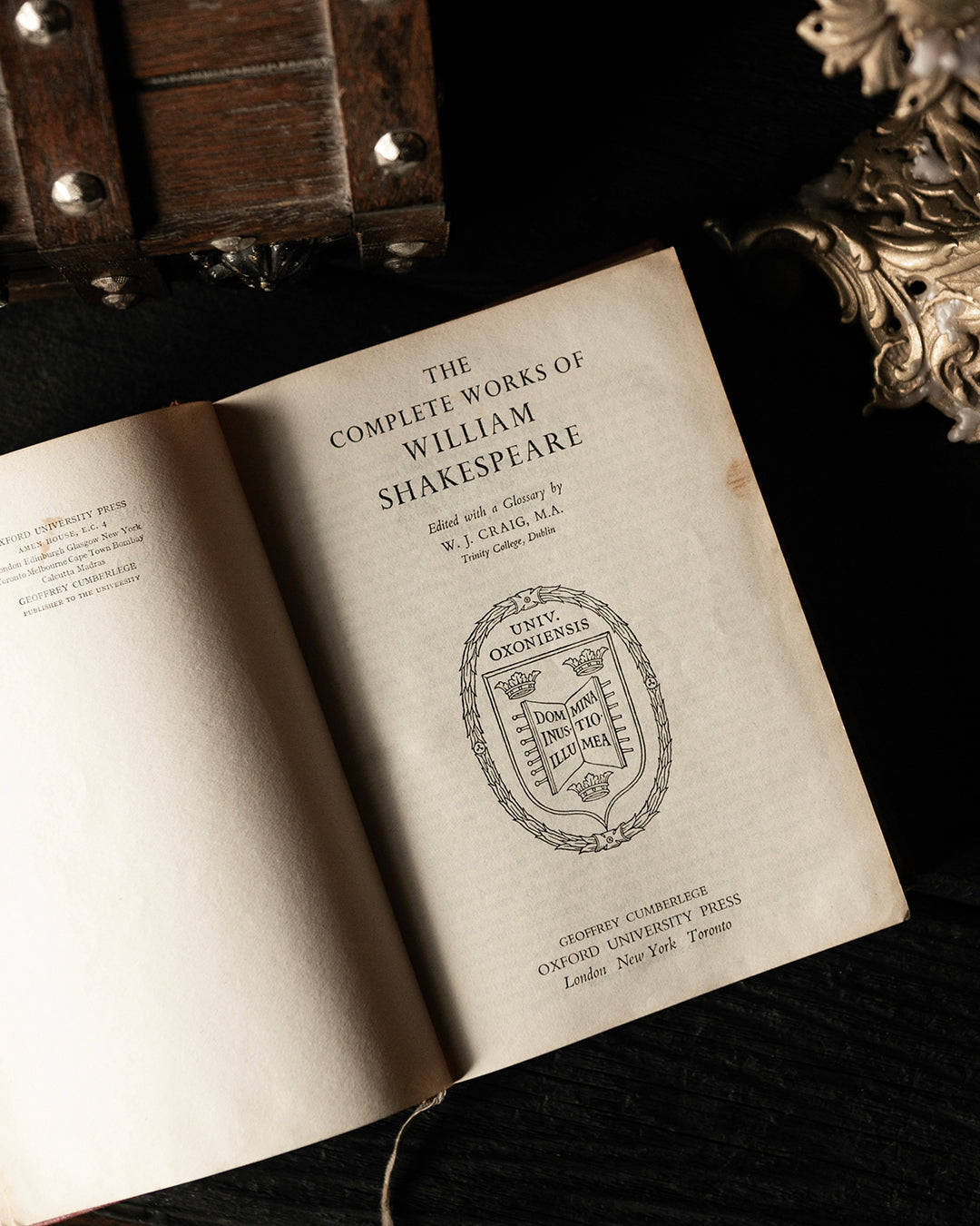 Antique Shakespeare Book
