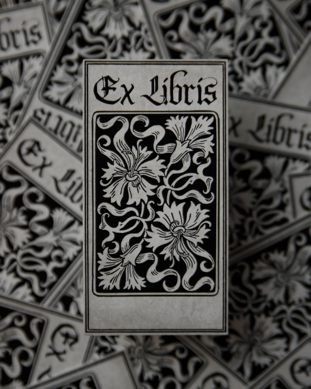 Ex Libris Book Plate Stickers 3 Pack