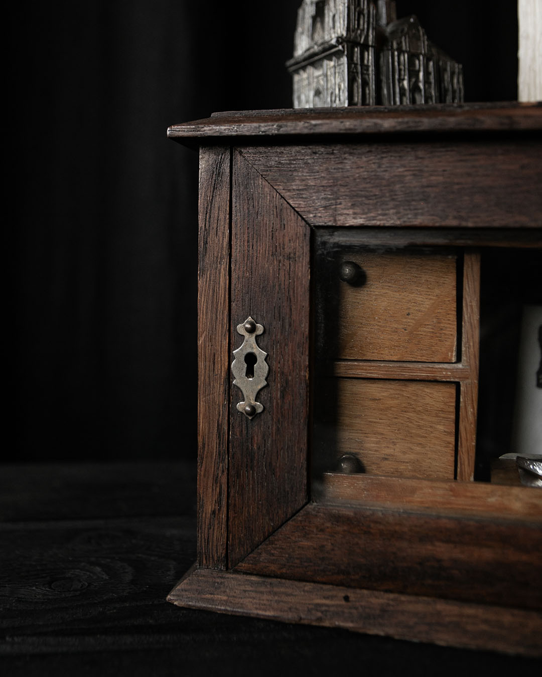Antique Cigar/Pipe/Smokers Cabinet