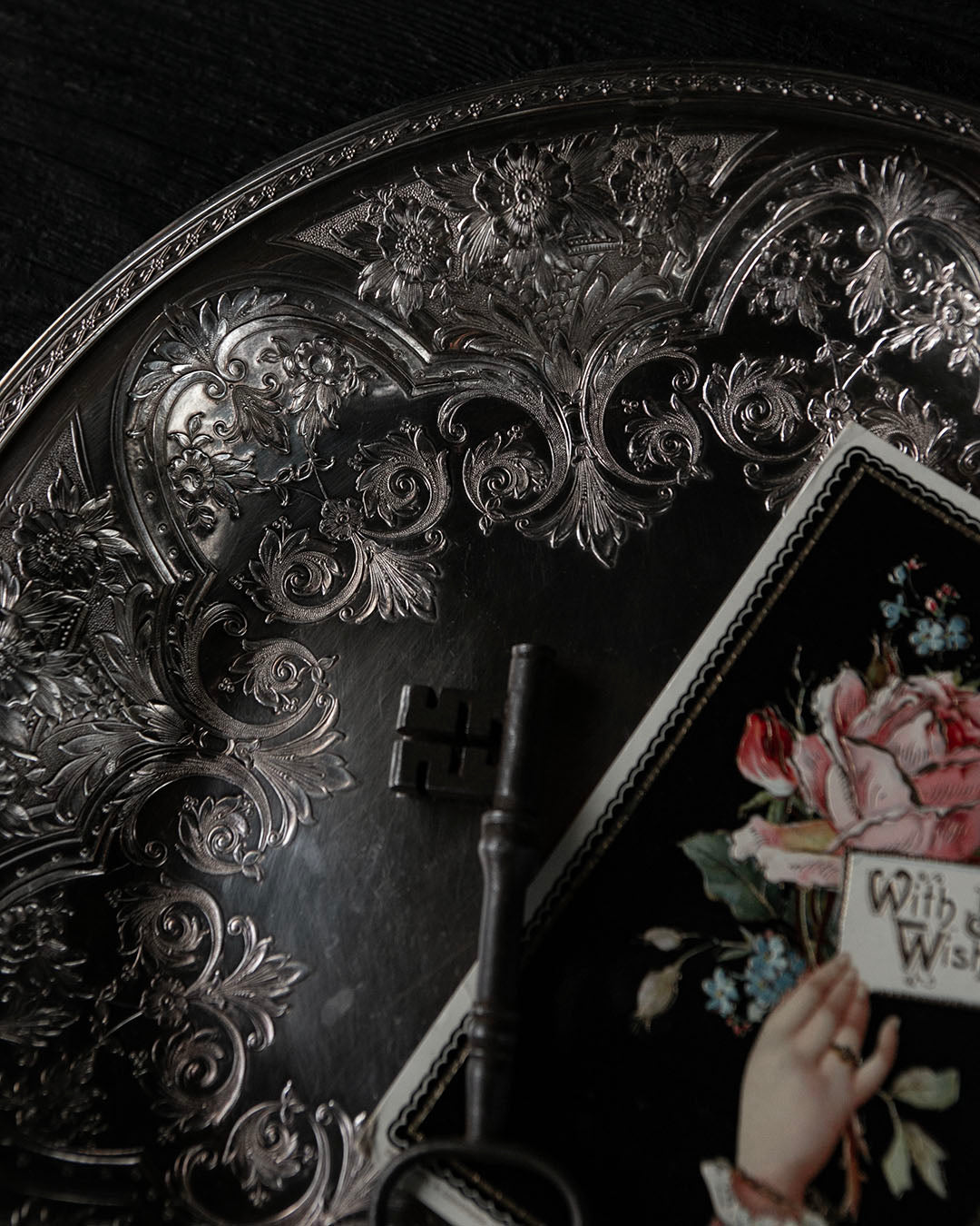 Silver Plated Ornate Dish