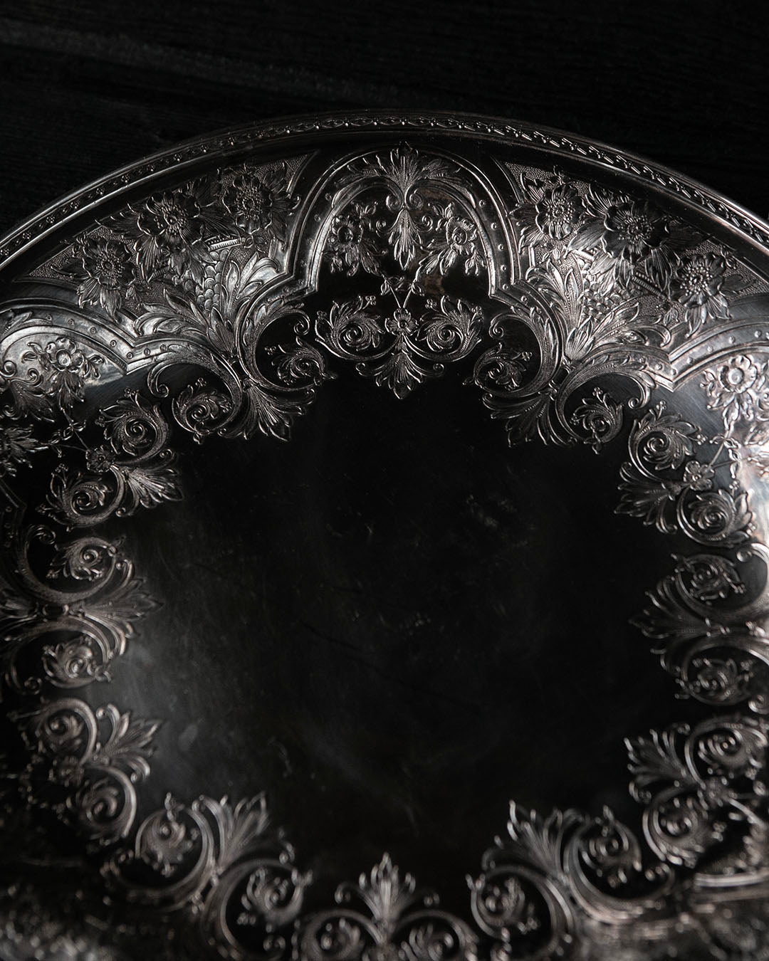 Silver Plated Ornate Dish