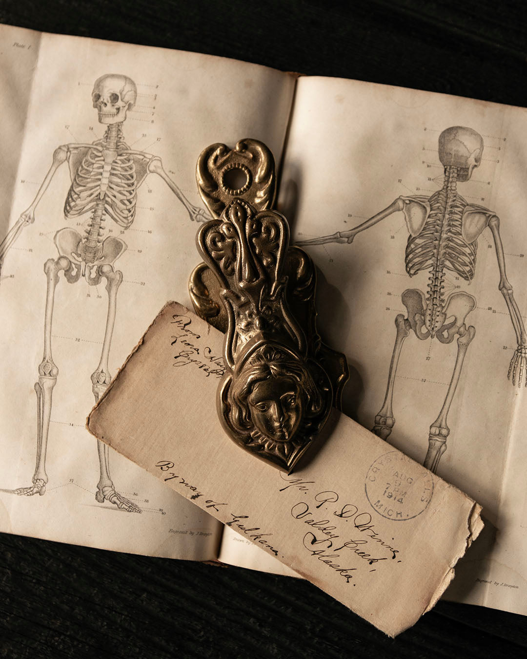 Vintage Brass Clip