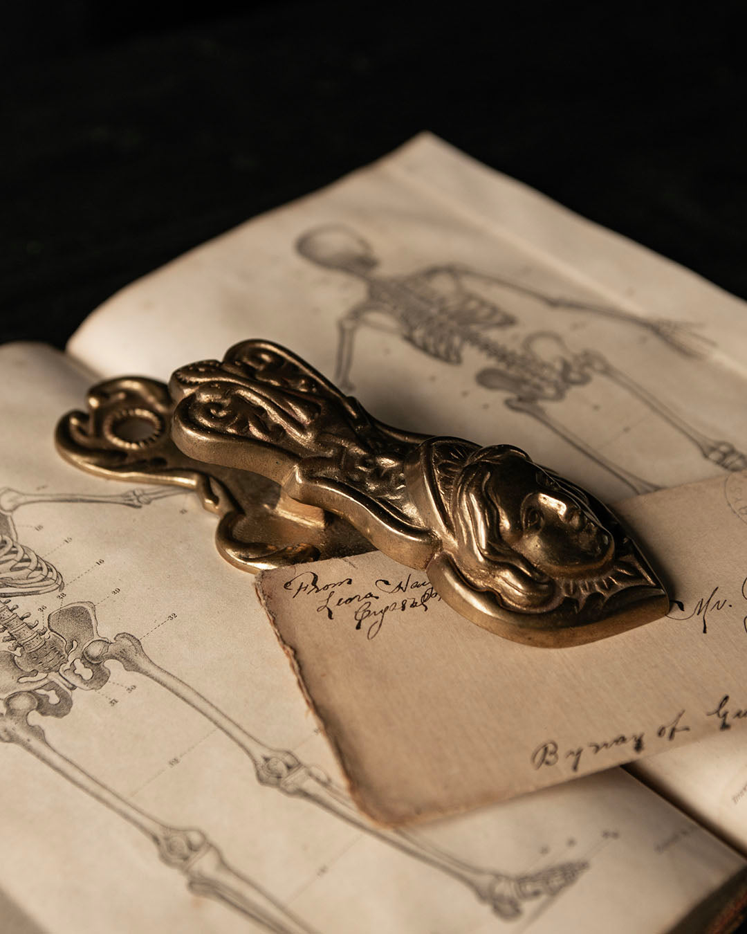 Vintage Brass Clip