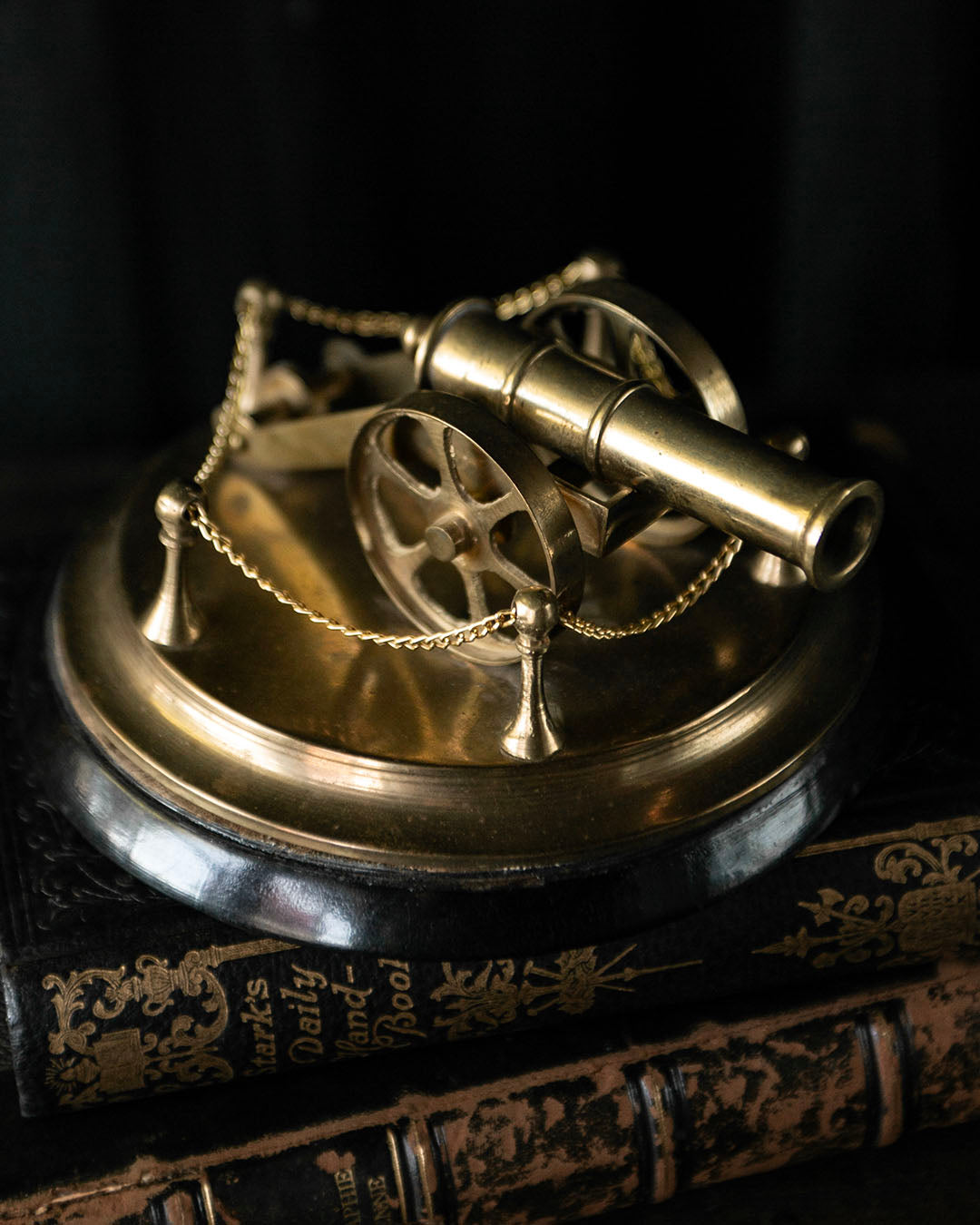 Vintage Cannon Statuette