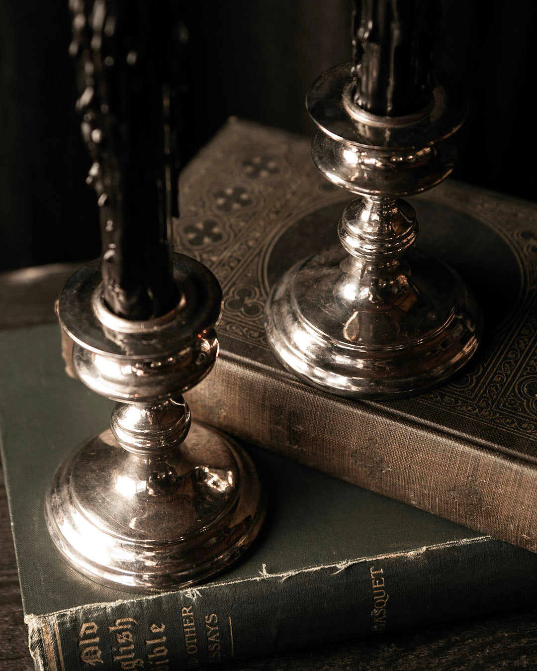 Silver Candle Holders