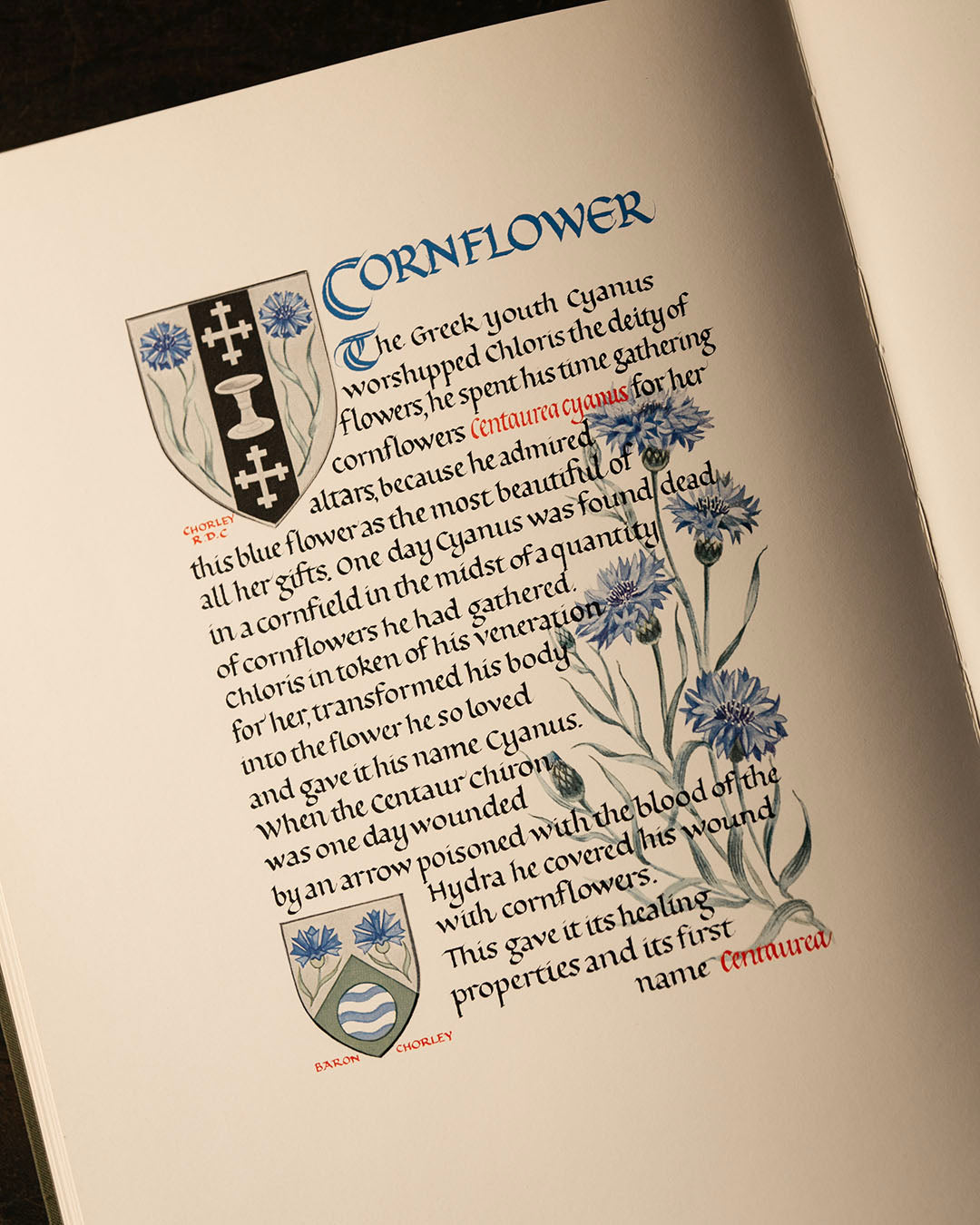 Flowers in Heraldry Book