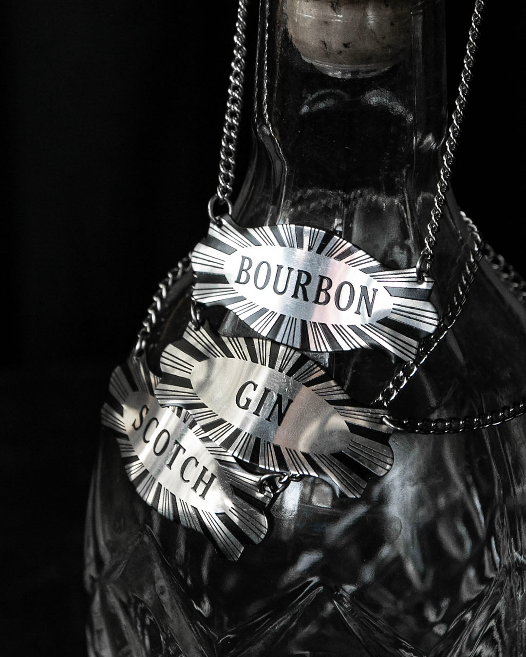 Vintage Decanter Tags