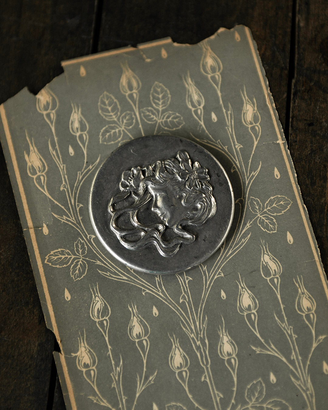 Art Nouveau Hand Mirror