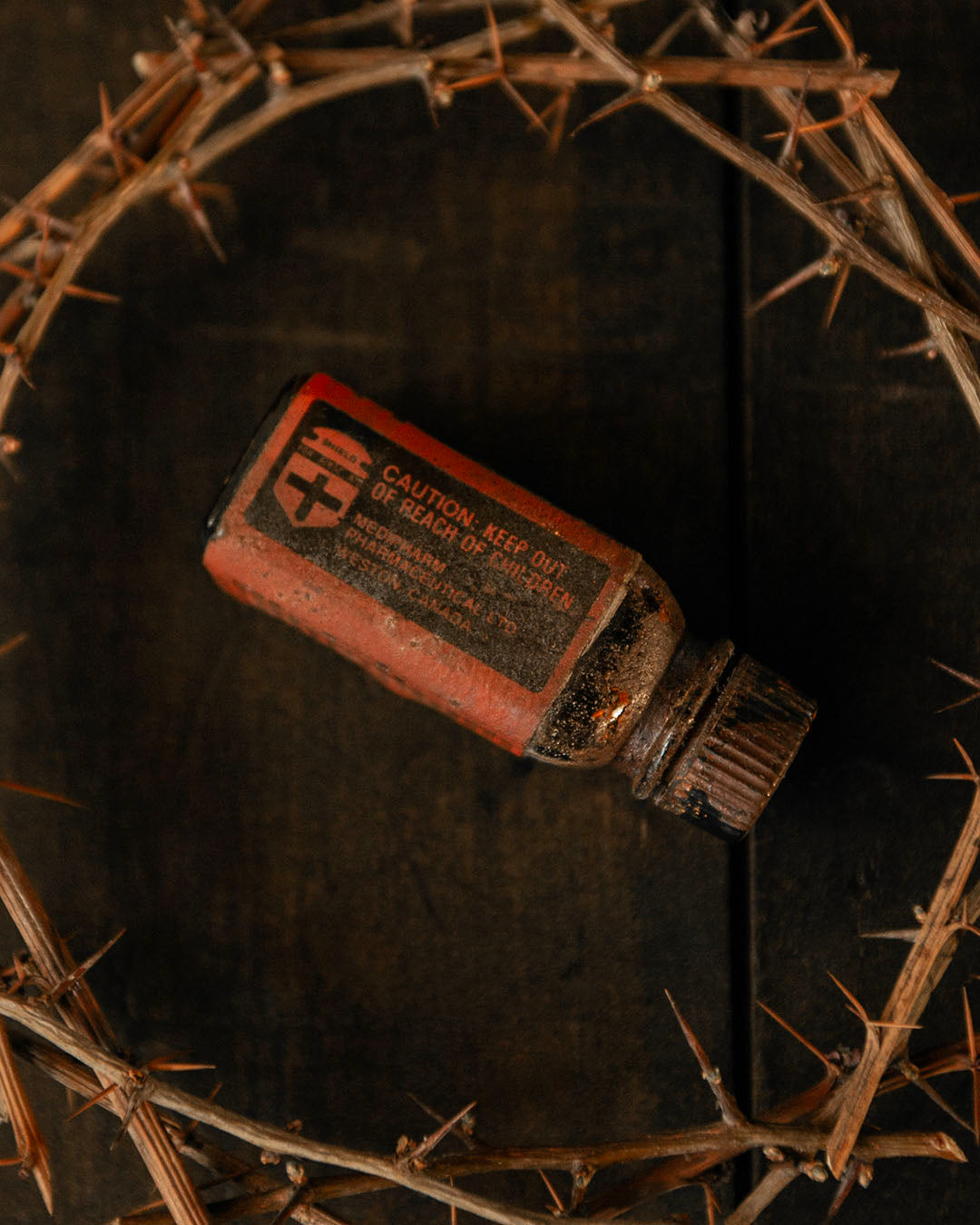 Vintage Stop Bleed Bottle