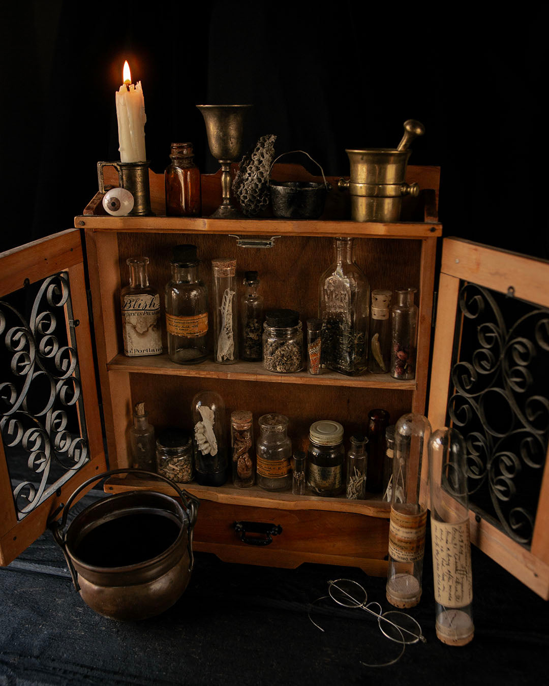 Vintage Apothecary Cabinet