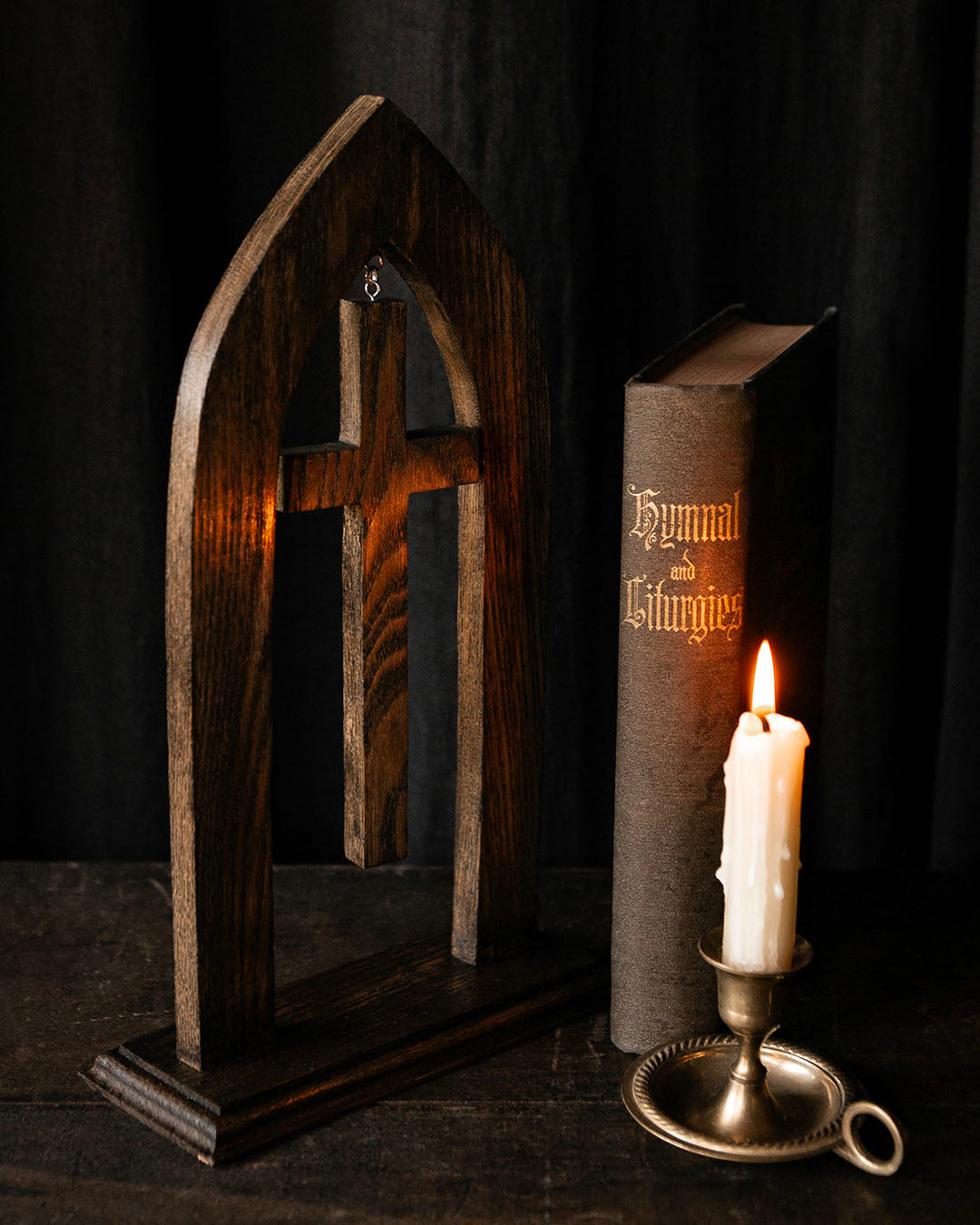 Wooden Hanging Crucifix