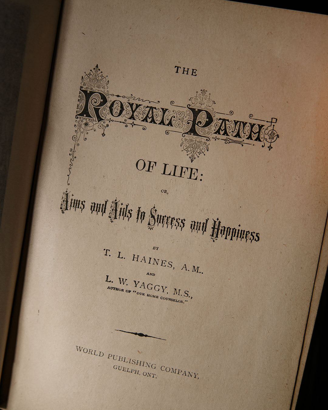 The Royal Path of Life Book