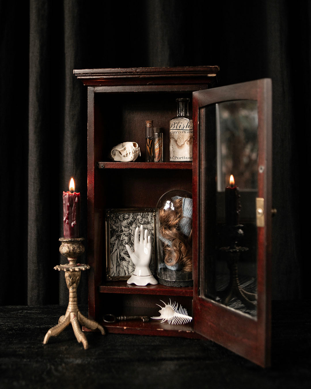 Vintage Curio Cabinet