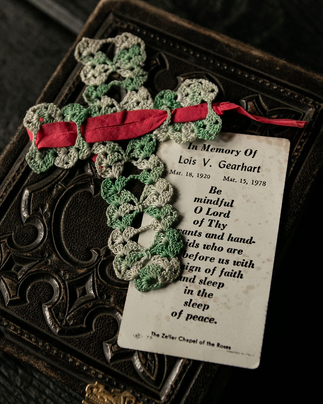 Antique Crocheted Cross