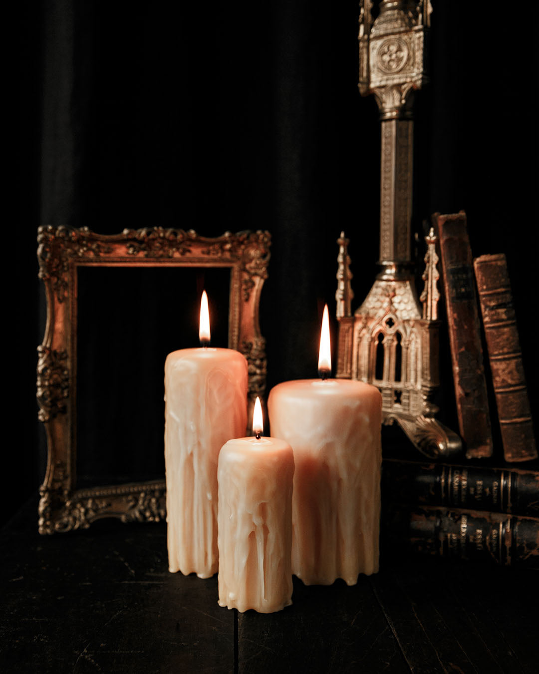 Natural Beeswax Pillar Candle