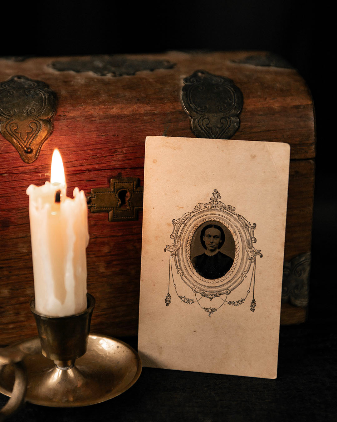 Mounted Gem Tintype