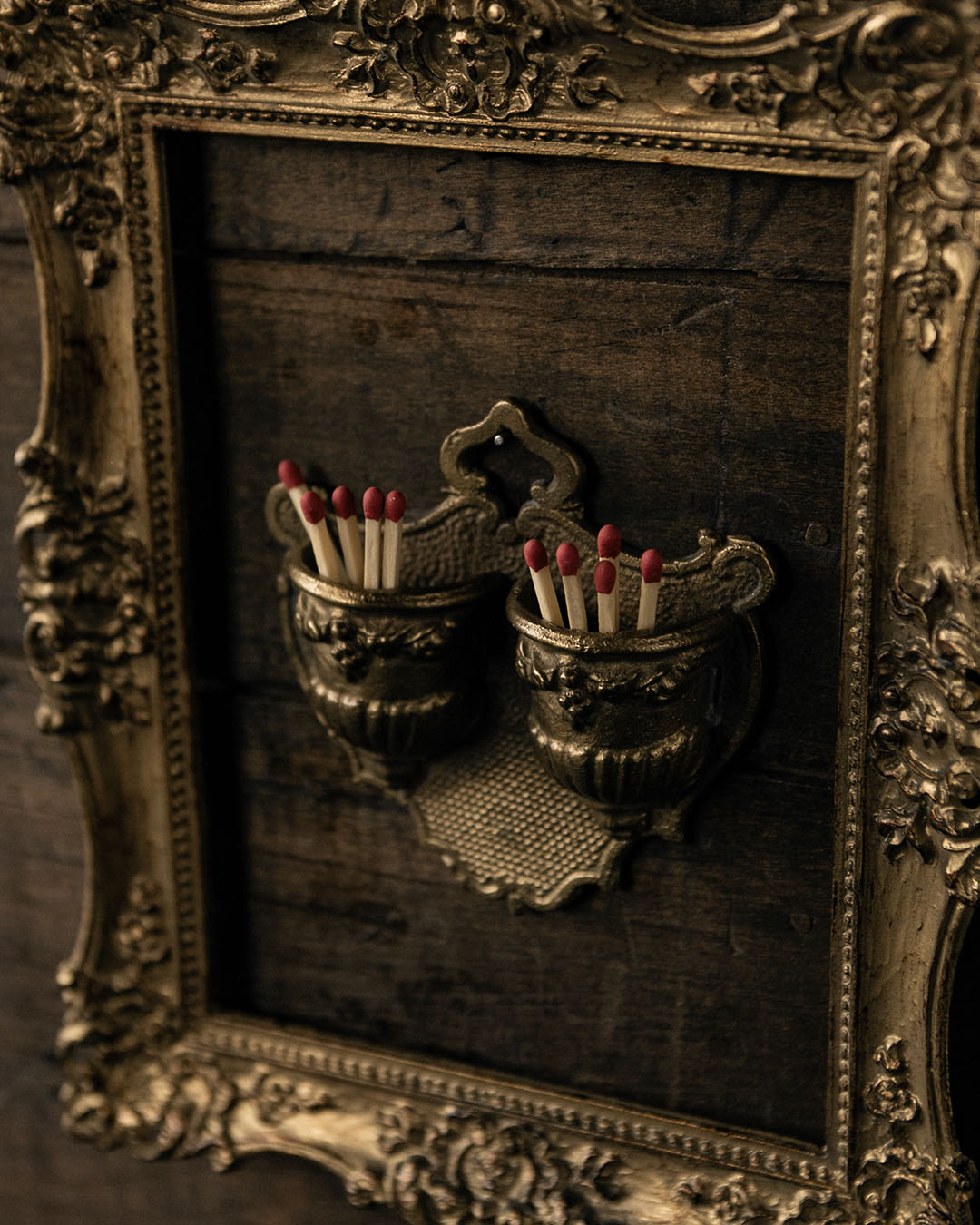 Antique Match Holder