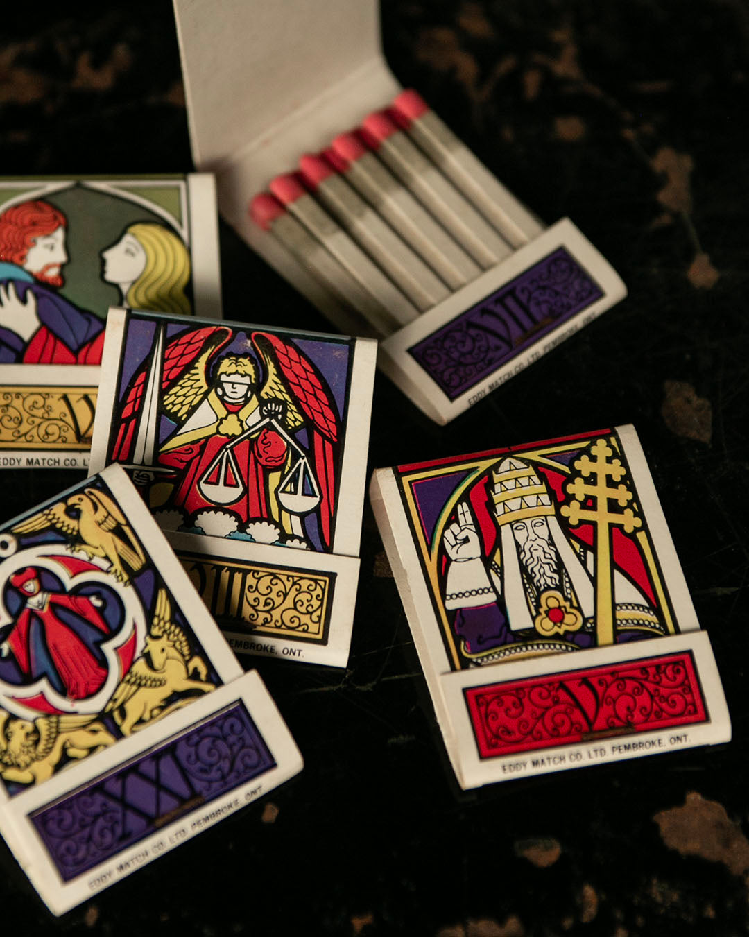 Vintage Tarot Matchbooks