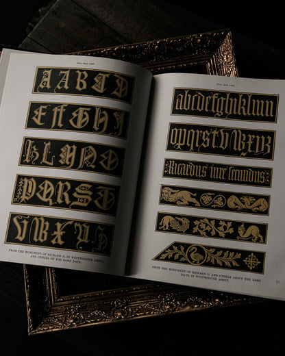 Alphabets & Numbers of the Middle Ages Book