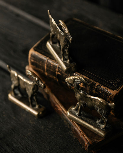Set of Brass Goats