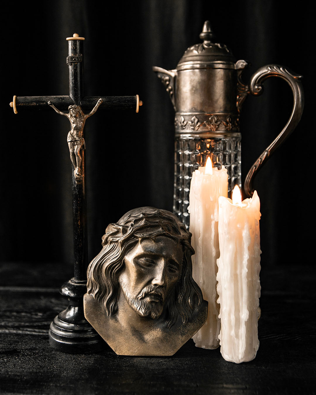 Antique Casket Plaque