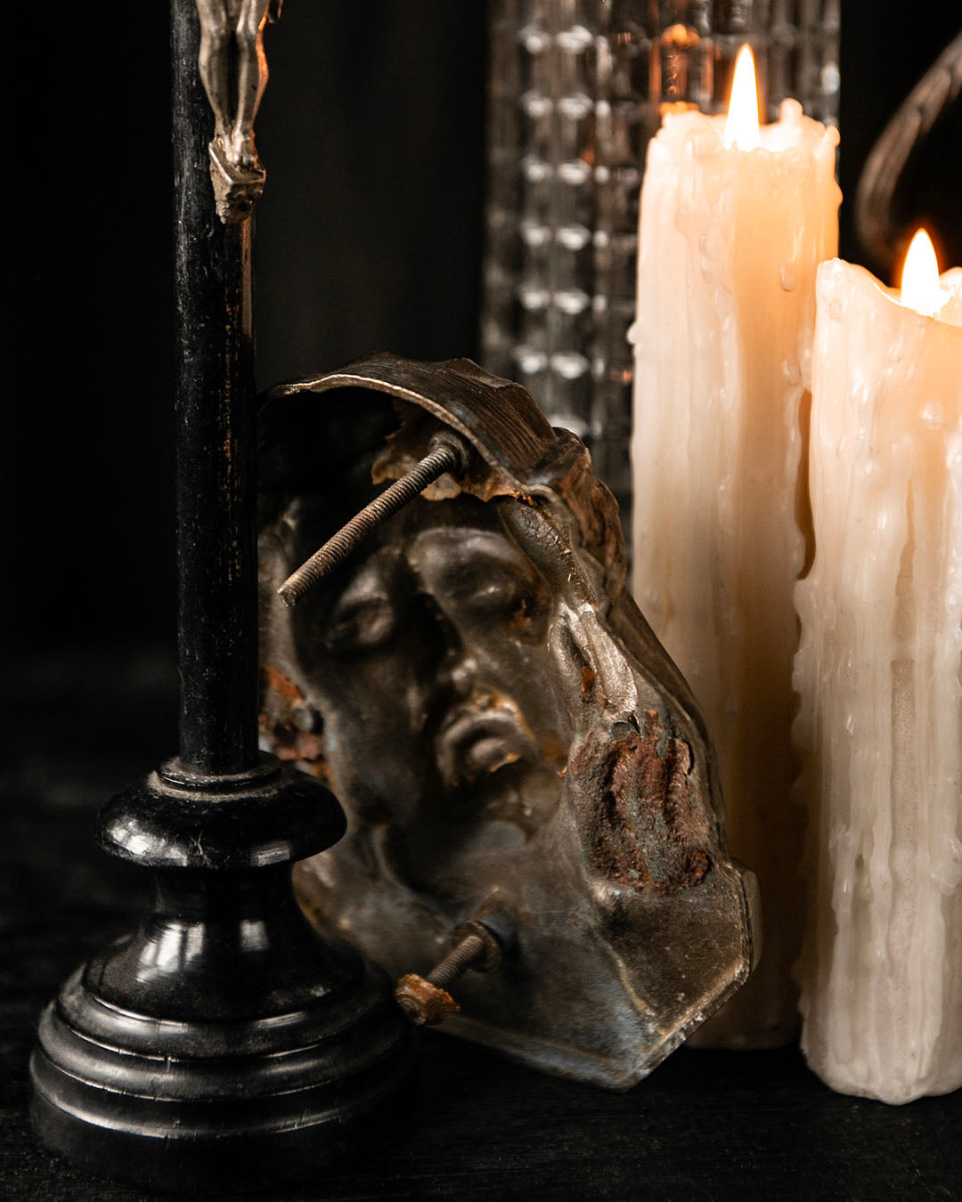 Antique Casket Plaque