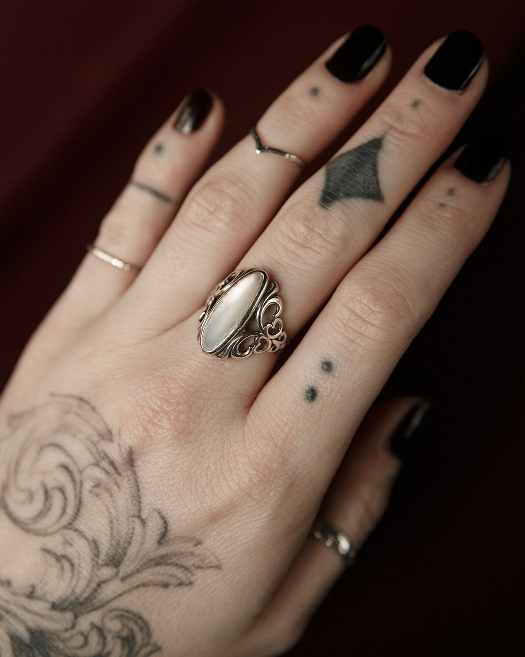 Gothic Sterling Silver Ring