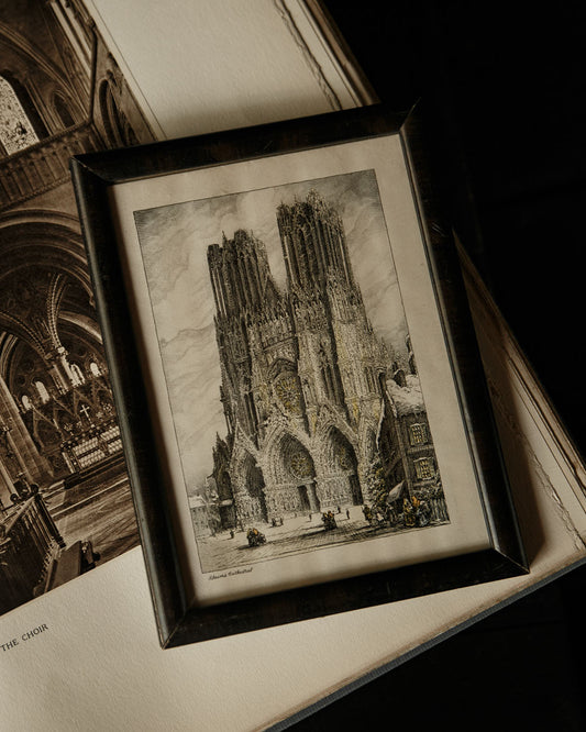 Antique Cathedral Print & Frame