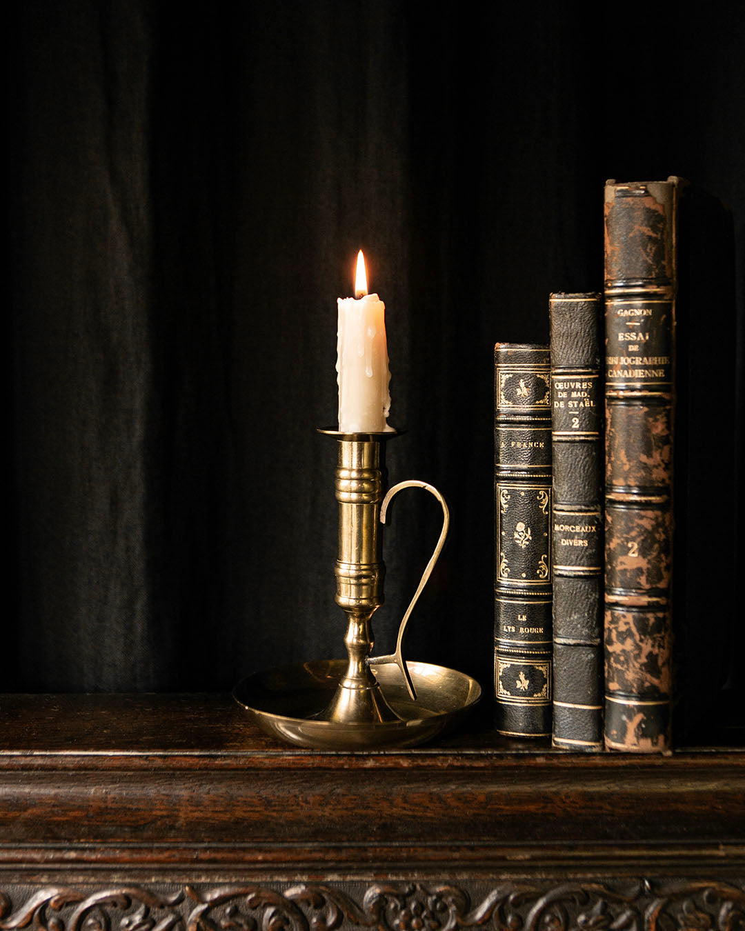 Chamberstick Candle Holder