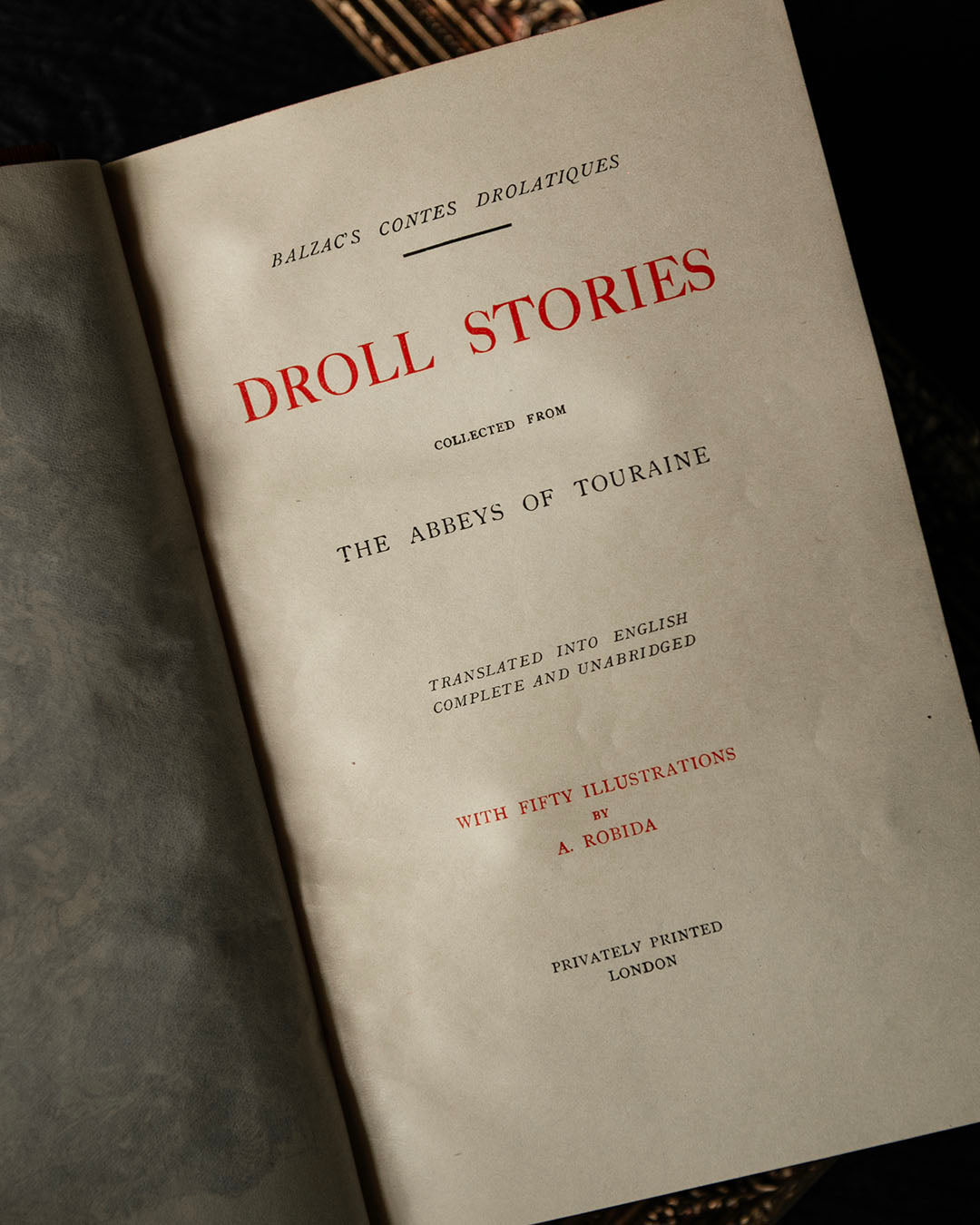 Droll Stories Book