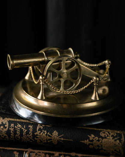 Vintage Cannon Statuette