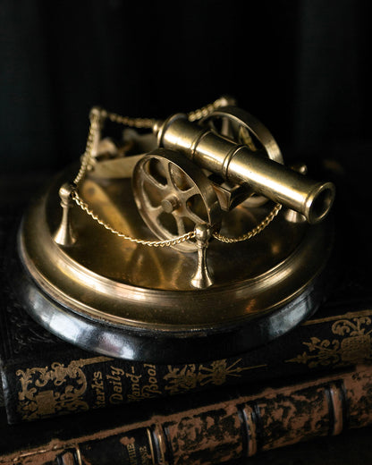 Vintage Cannon Statuette