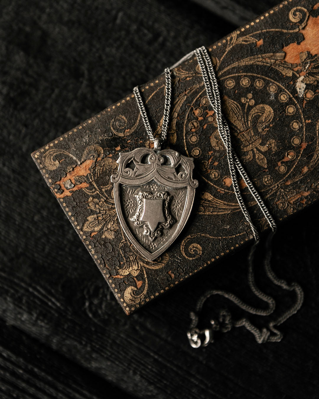 Antique Shield Pendant