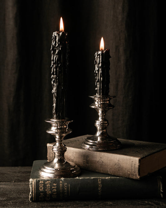 Silver Candle Holders