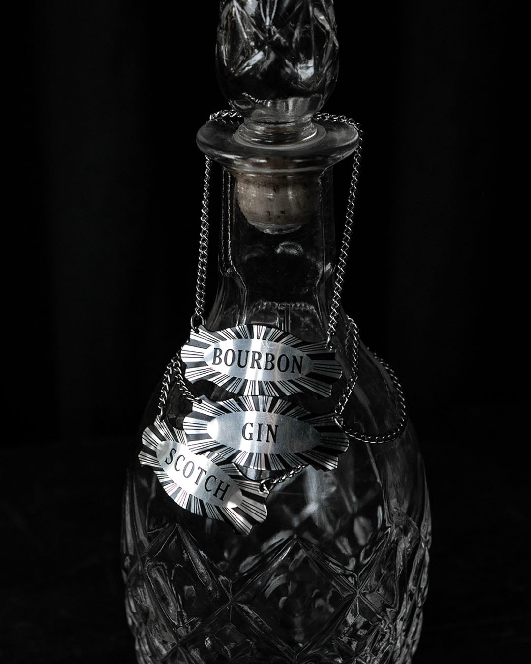 Vintage Decanter Tags
