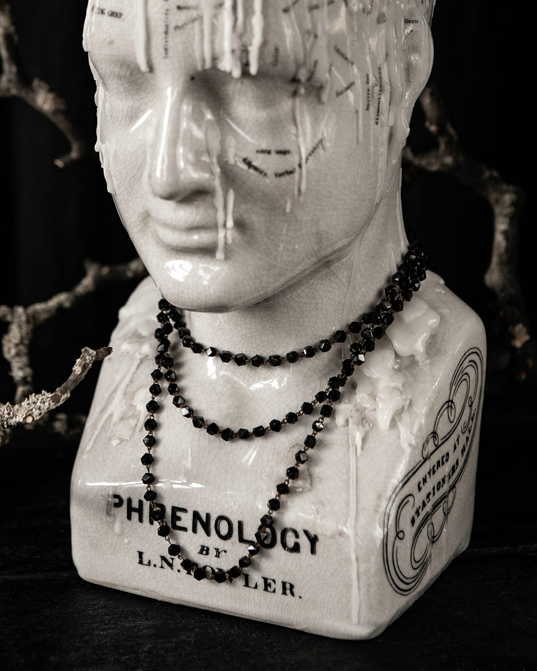 Antique Mourning Necklace