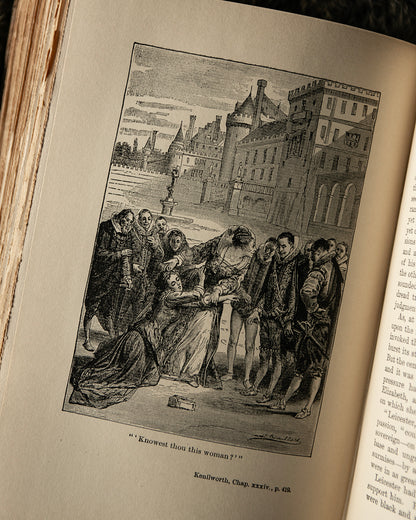 Antique Scott's Works Book