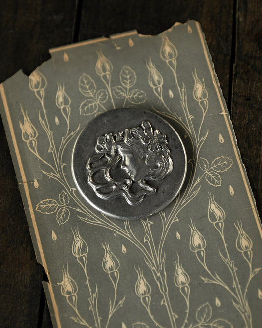 Art Nouveau Hand Mirror
