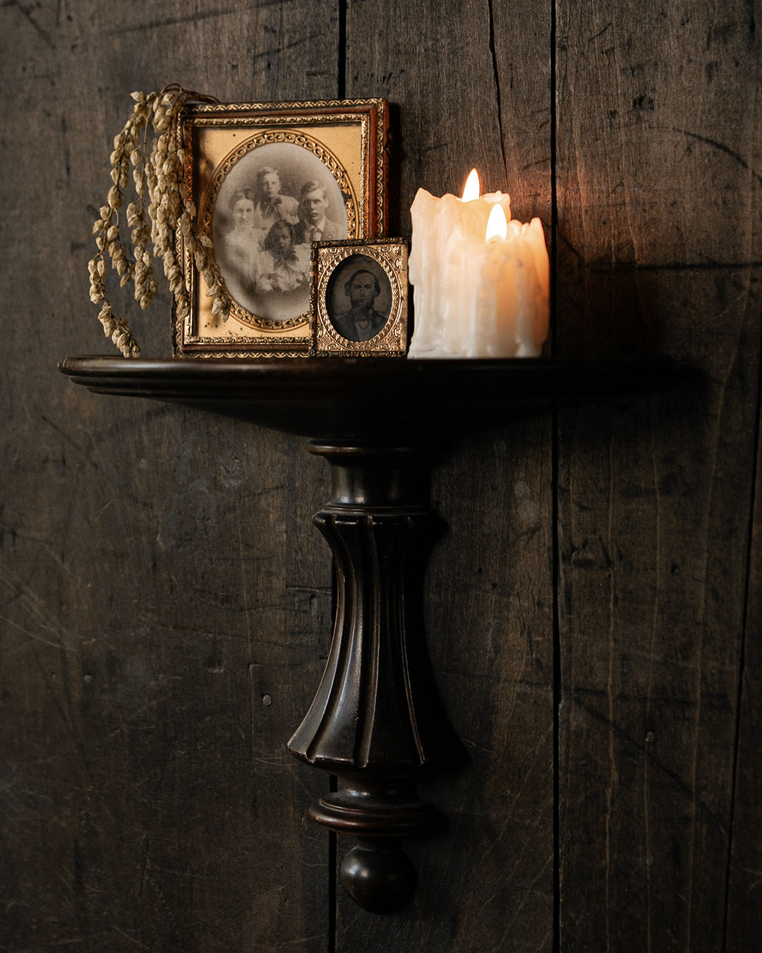 Vintage Sconce Shelf